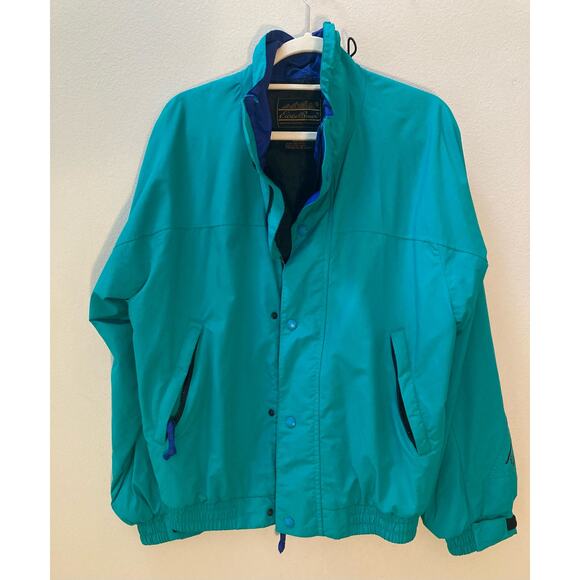 Eddie Bauer Track Jacket Windbreaker ~ Vintage! Men S Women M ~ Dad Style - Picture 2 of 9